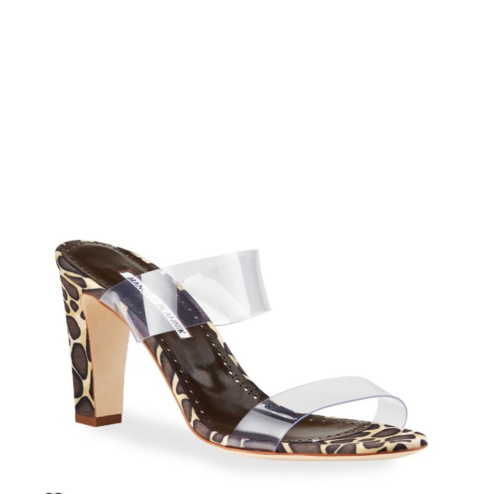 Manolo Blahnik Leopard heel
